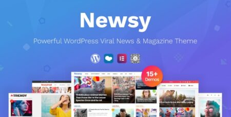 newsy viral news magazine wordpress theme plugin - Newsy - Viral News & Magazine Wordpress Theme
