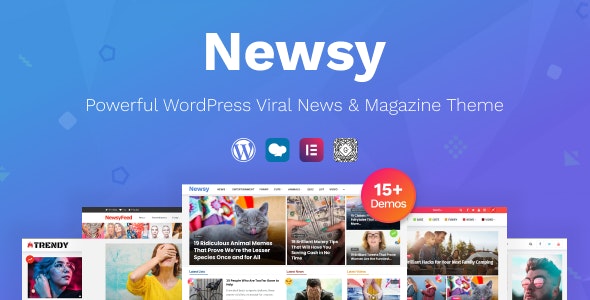 newsy viral news magazine wordpress theme plugin - Download WordPress Themes in One Place​