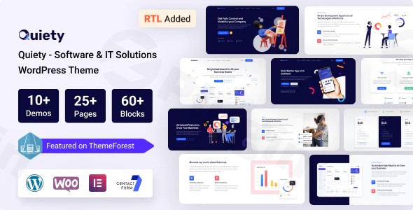 quiety software it solutions wordpress theme plugin - Download WordPress Themes in One Place​
