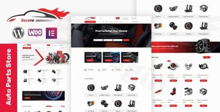 sayara auto parts store woocommerce wordpress theme plugin - Sayara - Auto Parts Store Woocommerce Wordpress Theme