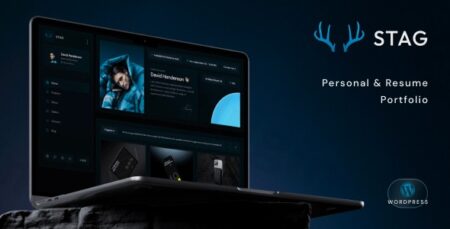 stag personal portfolio wordpress theme plugin - Stag - Personal Portfolio Wordpress Theme