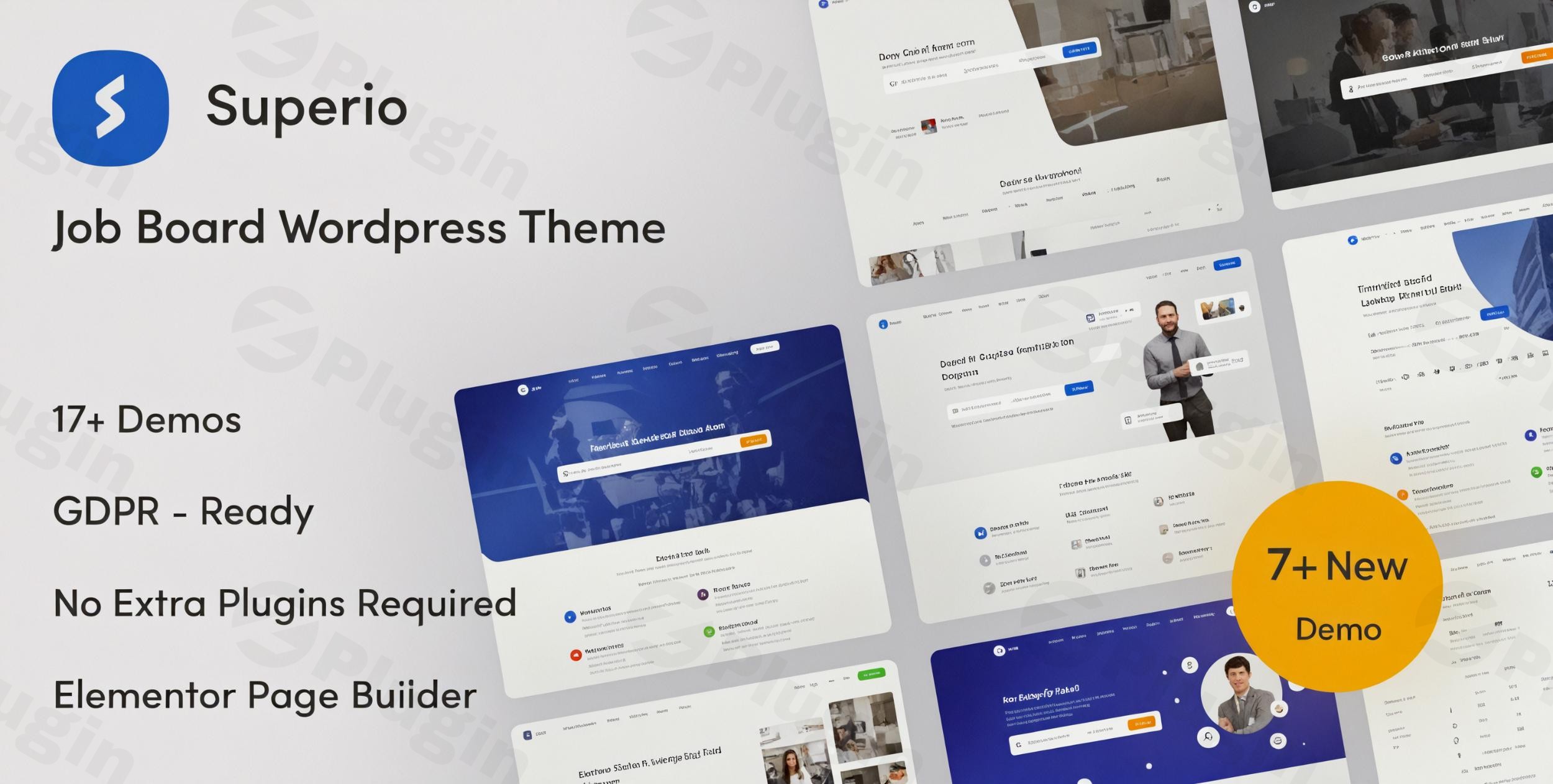 superio job board wordpress theme plugin - Download WordPress Themes in One Place​