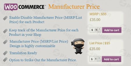 woocommerce manufacturer price plugin - Woocommerce Manufacturer Price