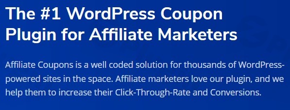 affiliate coupons pro the 1 wordpress coupon plugin for affiliate marketers plugin - Download the Best WordPress Plugins in One Place​