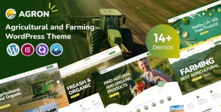 agron agriculture organic farm wordpress theme plugin - Agron - Agriculture & Organic Farm Wordpress Theme