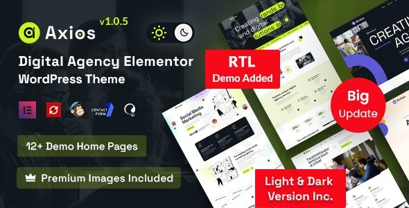axios digital agency wordpress theme plugin - Download WordPress Themes in One Place​