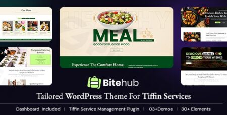 Bitehub – Tiffin & Food Delivery WordPress Theme bitehub tiffin food delivery wordpress theme plugin - Bitehub - Tiffin & Food Delivery Wordpress Theme
