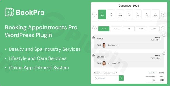 bookpro appointment booking wordpress plugin plugin - Download the Best WordPress Plugins in One Place​