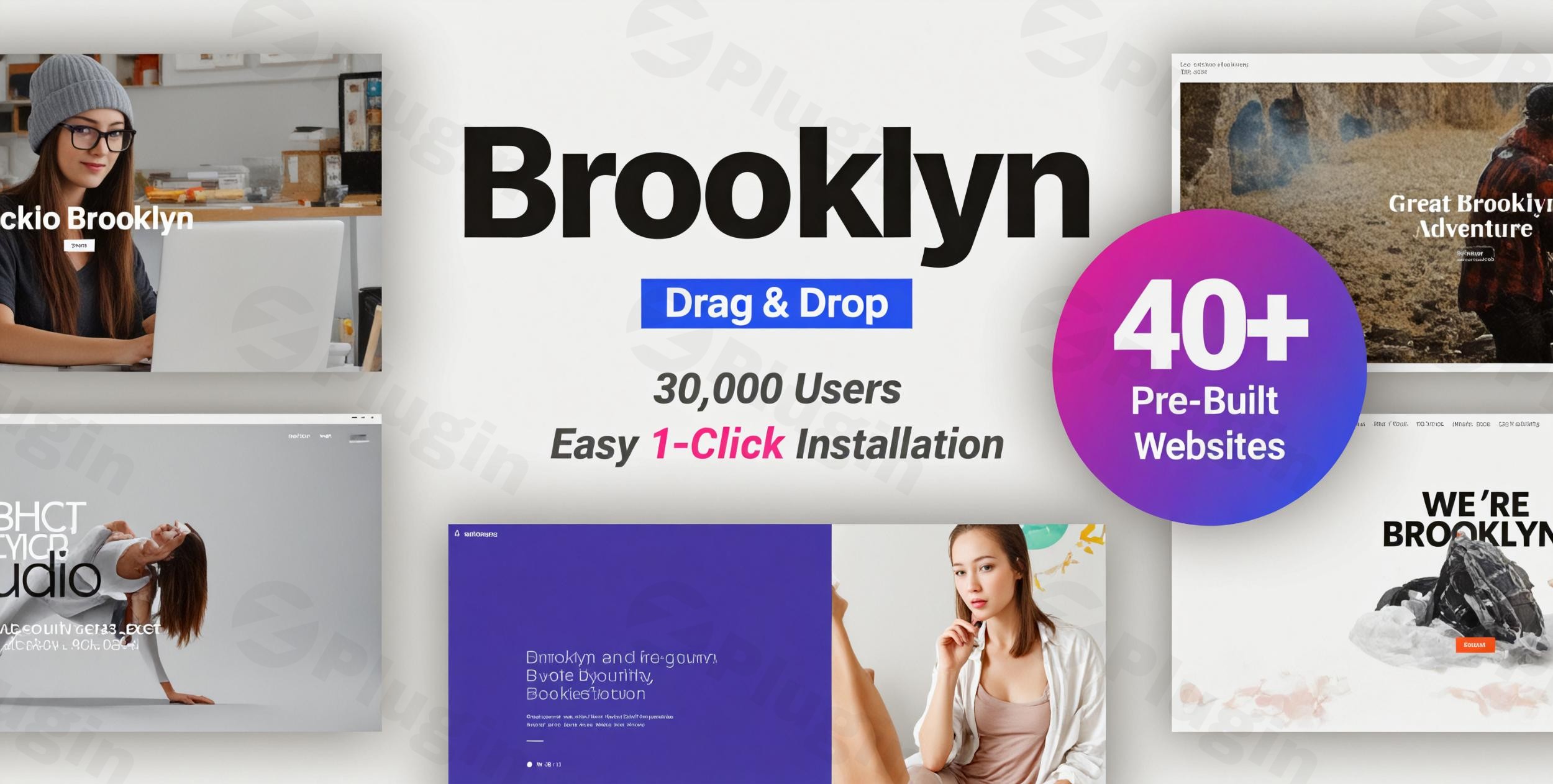 brooklyn creative multi purpose responsive wordpress theme plugin - Download WordPress Themes in One Place​
