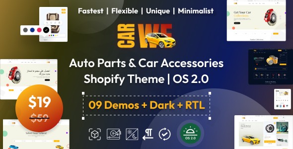 carwe auto parts car accessories shopify theme plugin - Download the Best WordPress Plugins in One Place​