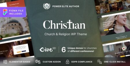 christian church wordpress theme plugin - Christian - Church Wordpress Theme