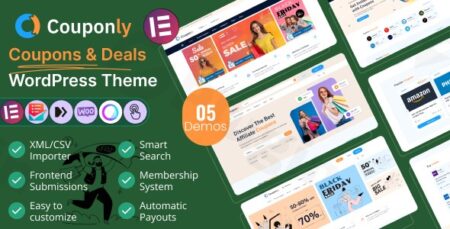 Couponly – Coupons, Deals, Discounts & Affiliate WordPress Theme couponly coupons deals discounts affiliate wordpress theme plugin - Couponly - Coupons, Deals, Discounts & Affiliate Wordpress Theme