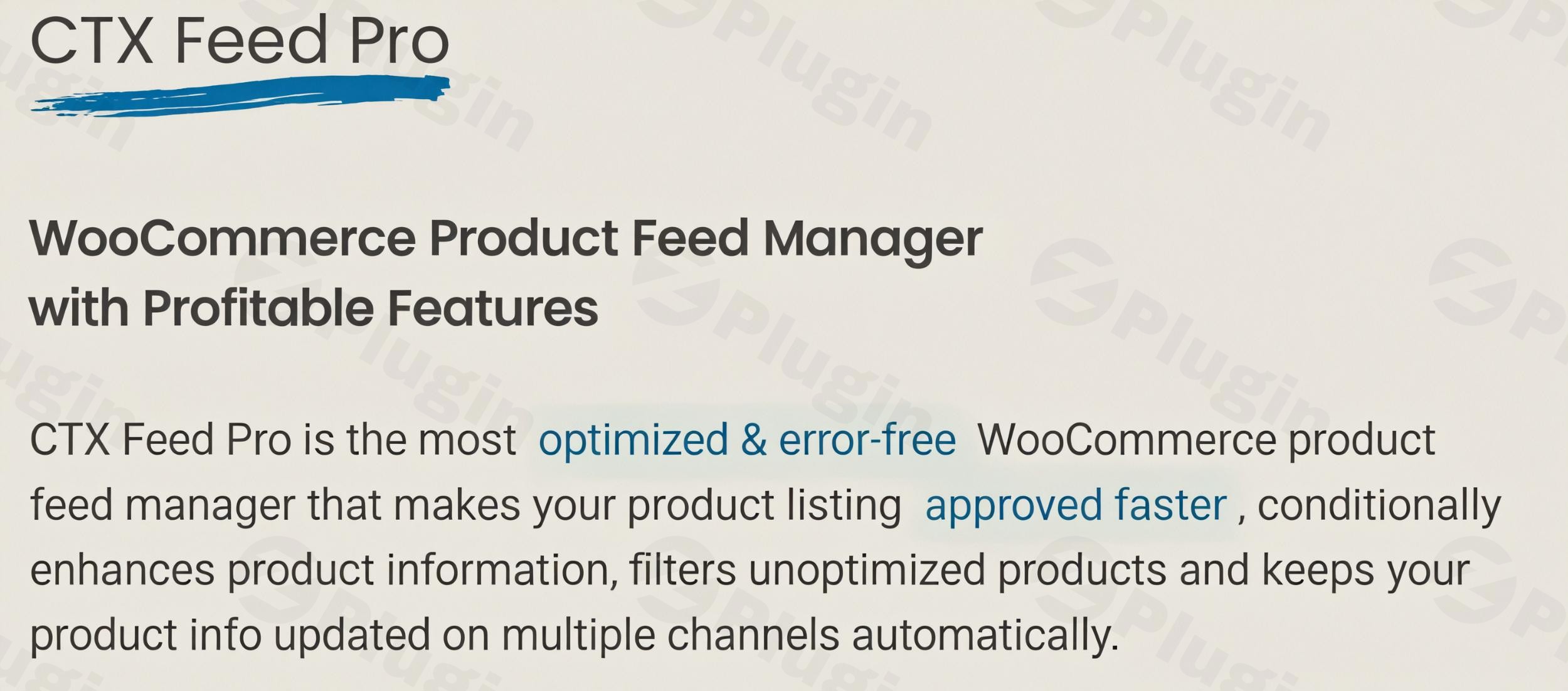 ctx feed pro woocommerce product feed manager plugin - Download the Best WordPress Plugins in One Place​