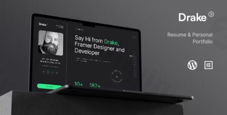 Drake – Personal Portfolio Resume Theme drake personal portfolio resume theme plugin - Drake - Personal Portfolio Resume Theme