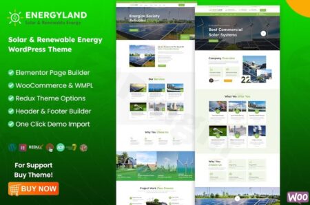 Energyland – Solar & Renewable Energy WordPress Theme energyland solar renewable energy wordpress theme plugin - Energyland - Solar & Renewable Energy Wordpress Theme