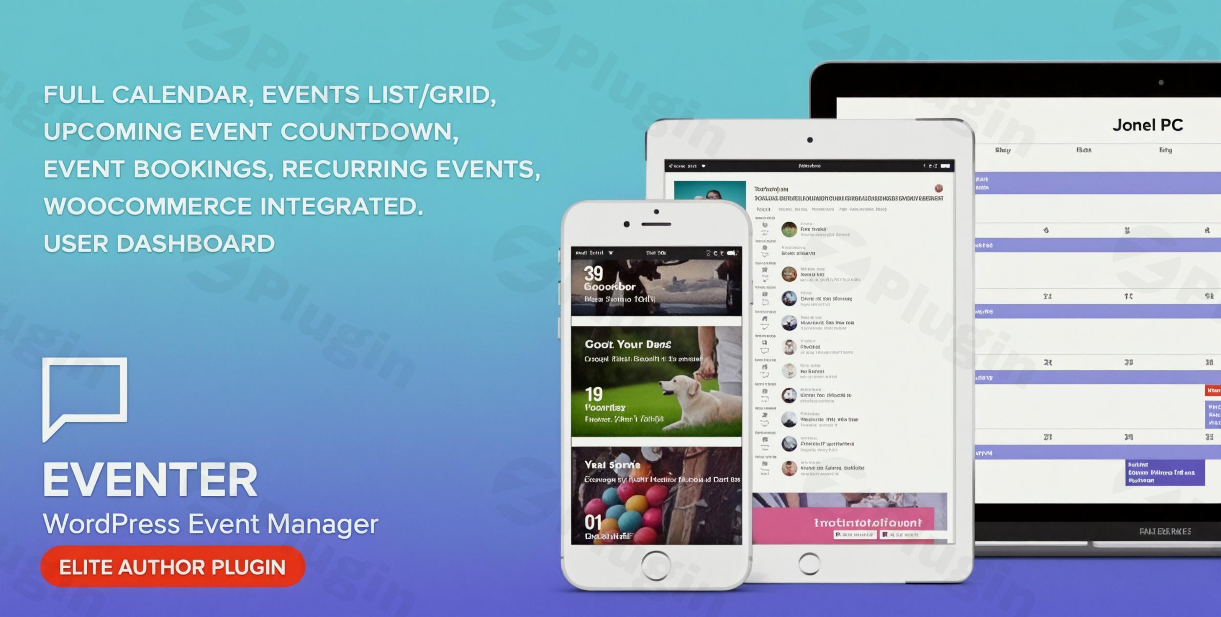 eventer wordpress event manager plugin plugin - Download the Best WordPress Plugins in One Place​