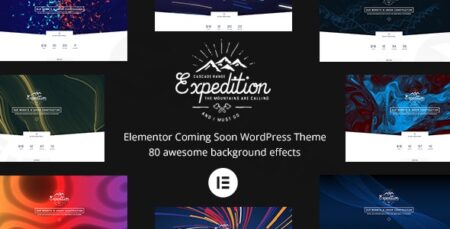 expedition elementor coming soon wordpress theme plugin - Expedition - Elementor Coming Soon Wordpress Theme
