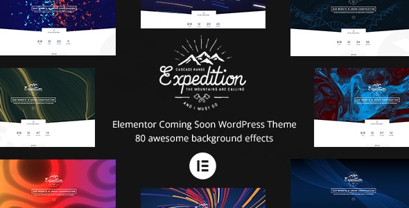 expedition elementor coming soon wordpress theme plugin - Download WordPress Themes in One Place​