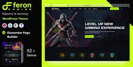 feron esports and gaming wordpress theme plugin - Feron - Esports And Gaming Wordpress Theme