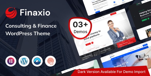 finaxio consulting finance wordpress theme plugin - Download WordPress Themes in One Place​