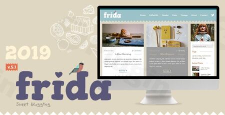 Frida – A Sweet & Classic Blog Theme frida a sweet classic blog theme plugin - Downloads