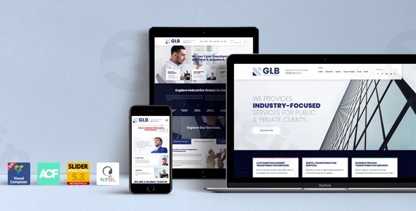 glb responsive multi purpose wordpress theme plugin - Download WordPress Themes in One Place​
