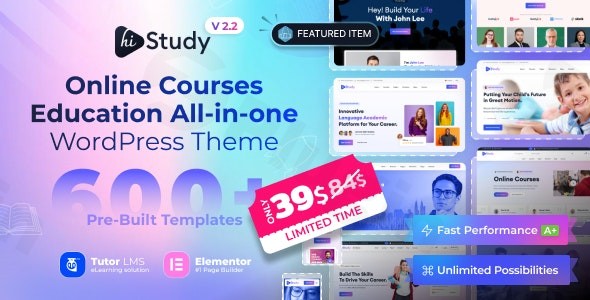histudy education wordpress theme plugin - Download WordPress Themes in One Place​