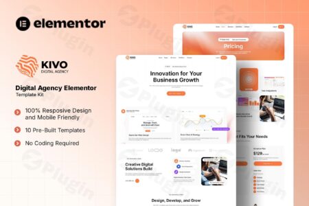 Kivo – Digital Agency Elementor Template Kit kivo digital agency elementor template kit plugin - Kivo - Digital Agency Elementor Template Kit