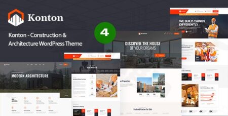 konton construction architecture wordpress theme plugin - Konton - Construction & Architecture Wordpress Theme