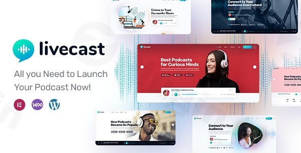 livecast podcast wordpress theme plugin - Download WordPress Themes in One Place​