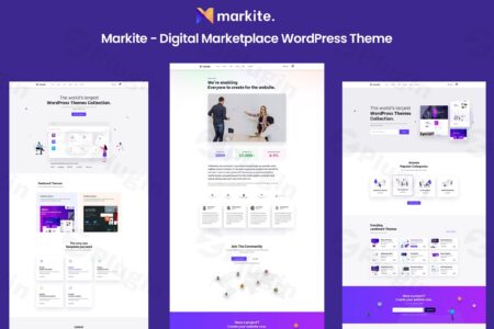 markite digital marketplace wordpress theme plugin - Markite - Digital Marketplace Wordpress Theme