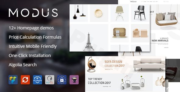 modus modern furniture woocommerce theme plugin - Download WordPress Themes in One Place​