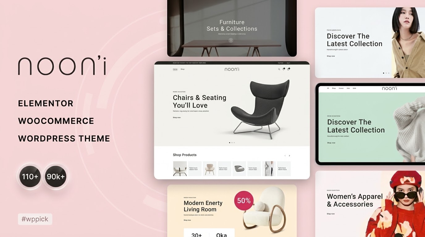 nooni furniture fashion woocommerce theme feature - Download the Best WordPress Plugins in One Place​