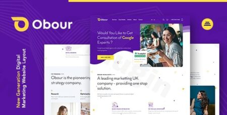 obour digital marketing agency wordpress theme plugin - Obour | Digital Marketing Agency Wordpress Theme