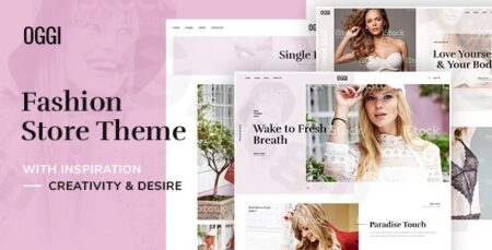 oggi fashion store woocommerce theme plugin - Oggi - Fashion Store Woocommerce Theme