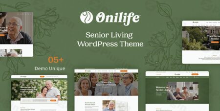 onilife senior living wordpress theme plugin - Onilife - Senior Living Wordpress Theme