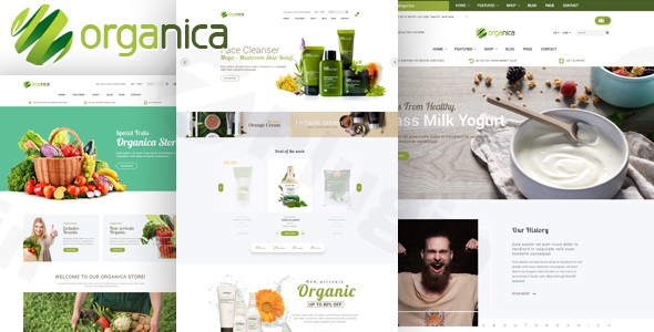 organica organic beauty natural cosmetics food farm and eco wordpress theme plugin - Download WordPress Themes in One Place​