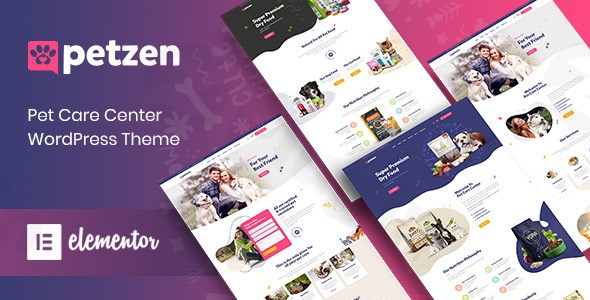 petzen pet care shop wordpress theme plugin - Download WordPress Themes in One Place​