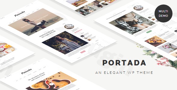 portada elegant blog blogging wordpress theme plugin - Download WordPress Themes in One Place​