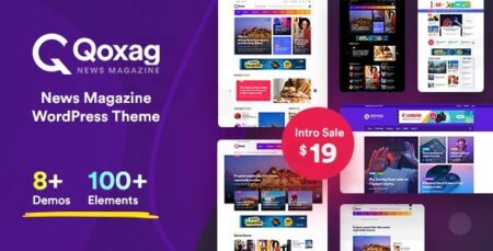 Qoxag – WordPress News Magazine Theme qoxag wordpress news magazine theme plugin - Qoxag - Wordpress News Magazine Theme