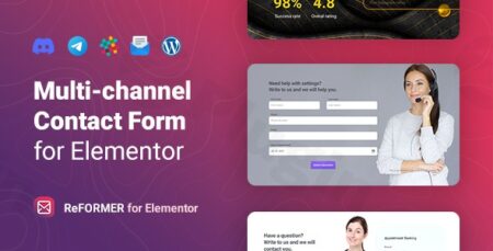 Reformer – Multichannel Contact Form For Elementor reformer multichannel contact form for elementor plugin - Reformer - Multichannel Contact Form For Elementor