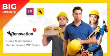 renovation repair service home maintenance elementor wp theme plugin - Renovation - Repair Service, Home Maintenance Elementor Wp Theme