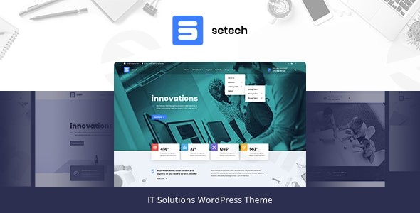 setech it services and solutions wordpress theme plugin - Download WordPress Themes in One Place​