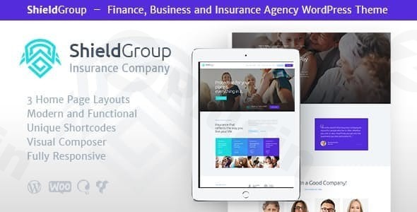 shieldgroup an insurance finance wordpress theme plugin - Download WordPress Themes in One Place​