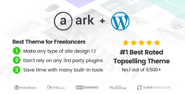 the ark wordpress theme made for freelancers plugin - Download WordPress Themes in One Place​