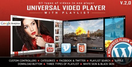 Universal Video Player – Wp Plugin universal video player wp plugin plugin - Universal Video Player - Wp Plugin