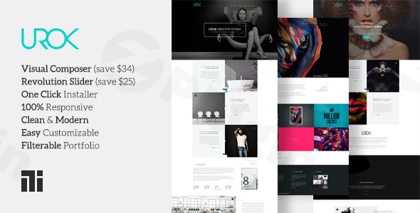 urok fashion photography wordpress theme plugin - Download WordPress Themes in One Place​