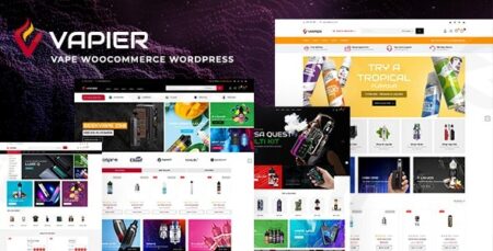 vapier vape store woocommerce wordpress theme plugin - Vapier - Vape Store Woocommerce Wordpress Theme
