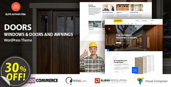 windows doors high quality wordpress theme plugin - Download WordPress Themes in One Place​