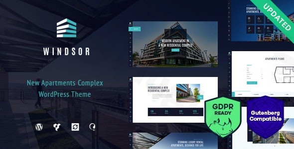windsor apartment complex single property wordpress theme plugin - Download WordPress Themes in One Place​